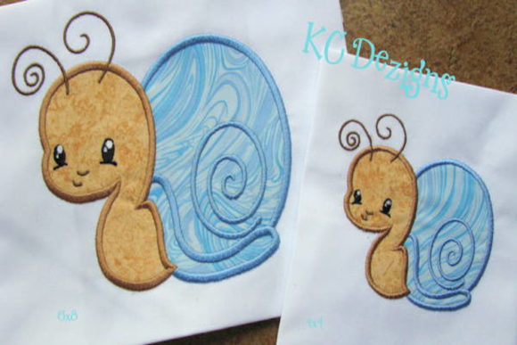 Adorable Baby Bug Snail for Seasonal Embroidery