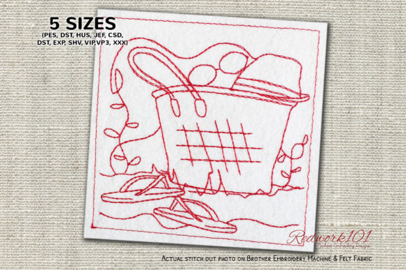 Beach Bag on Sand Lineart: A Design Review