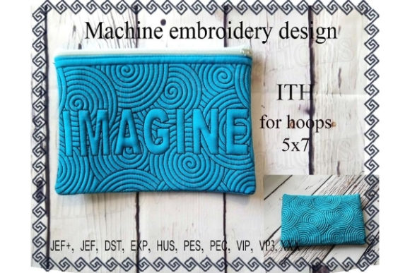 Embroidery Review: Cosmetic Bag in the Hoop - Imagine