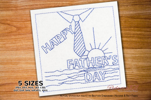 Fathers Day Embroidery: A Touch of Cheer