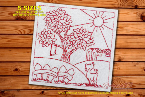 Guard Dog Embroidery for Small Business Merch