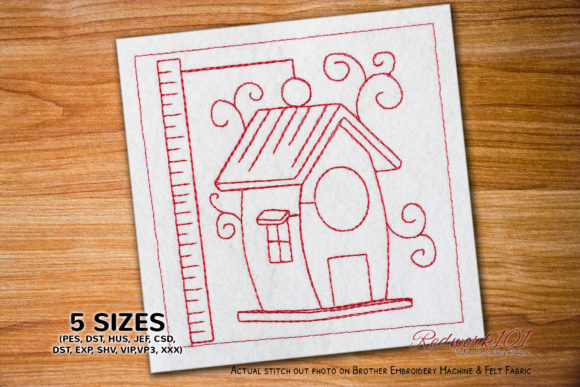Handmade Birdhouse Lineart for Business