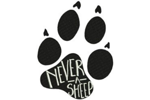 Never a Sheep: A Charming Embroidery Design