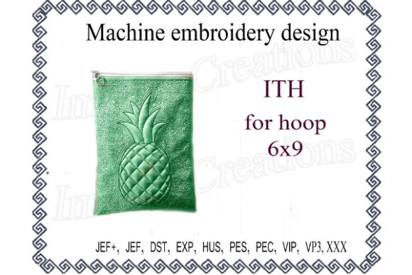 Pineapple Cosmetic Bag in the Hoop Review