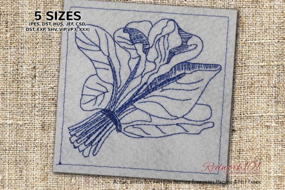 Review: A Bundle of Fresh Spanish Leaf Redwork
