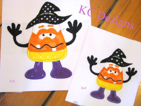 Wacky Halloween Corn 01: A Spooky yet Playful Design